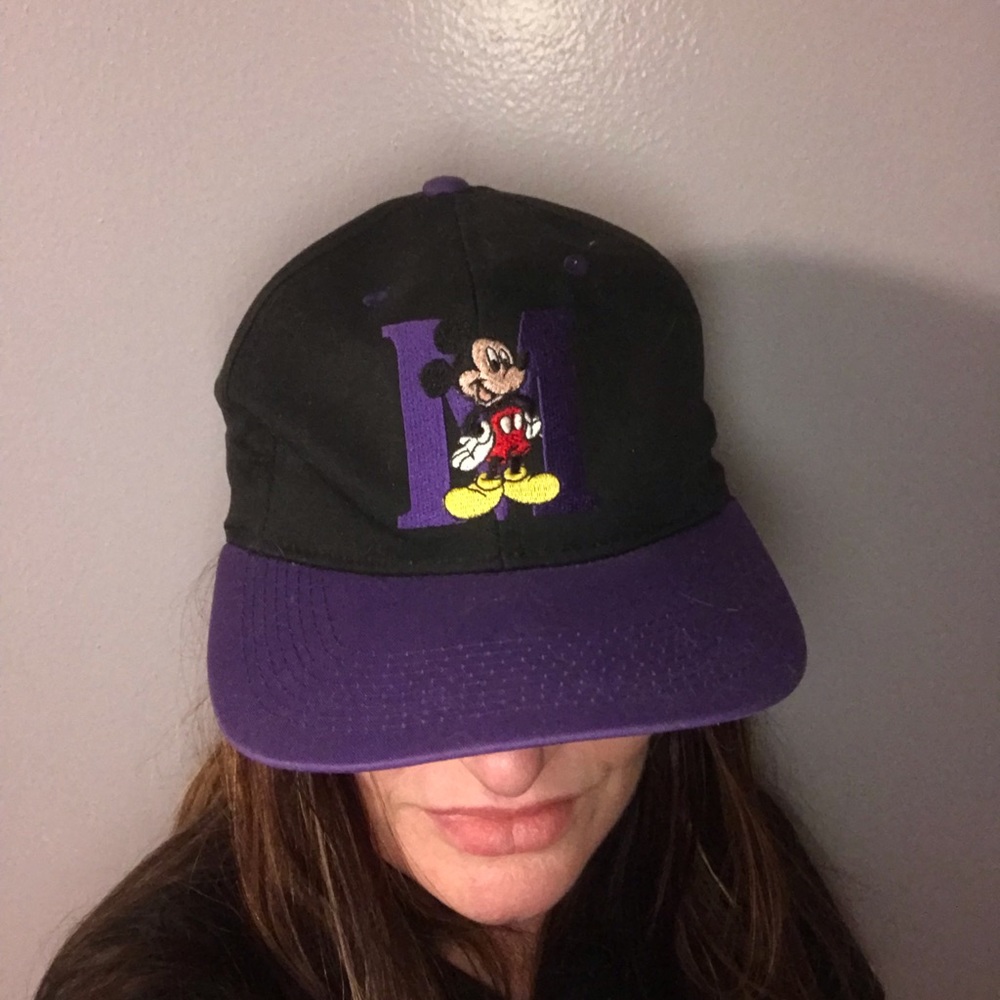 Mickey Mouse disney unlimited vintage snap back cap hat baseball